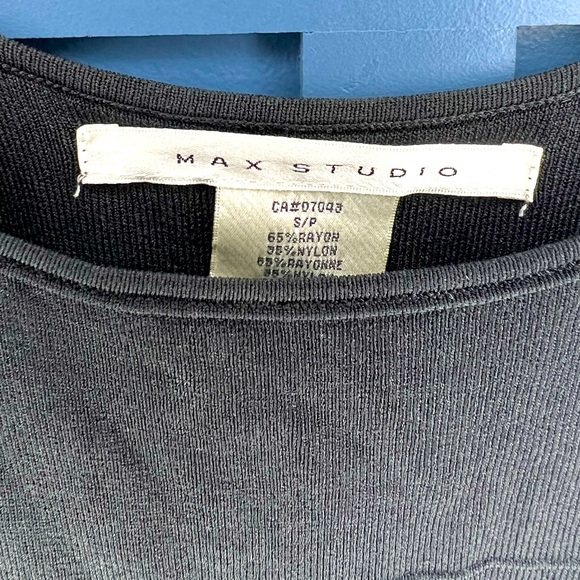 Max Studio Black Body Con Dress Size Small - Picture 4 of 4